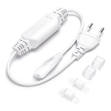 Aigostar - Fuente de alimentación para tiras LED de 8 mm, 400 W/230 V, blanca