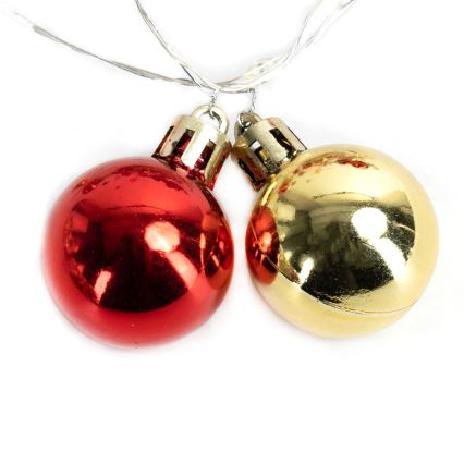 Aigostar - Guirnalda de luces LED 20xLED/3xAA 2m blanco cálido