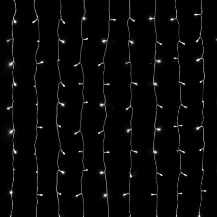 Aigostar - Guirnalda LED de Navidad para exterior 558xLED 3x1,8m IP44 blanco frío