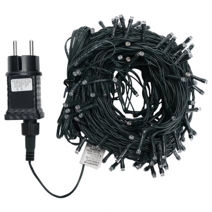 Aigostar - Cadena de luces LED para exterior, navideña, 200 LED/8 funciones, 20 m, IP44, multicolor