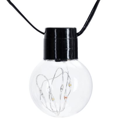 Aigostar - Guirnalda LED decorativa para exterior 160 LEDs 10 m IP44 blanco cálido