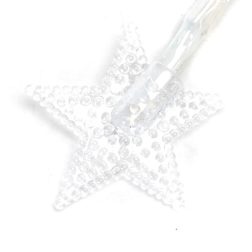 Aigostar - Guirnalda LED 20 LEDs / 3xAA, 3,3 m, forma de estrellas