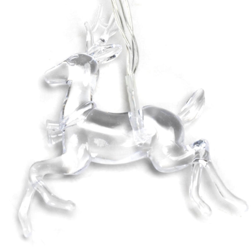 Aigostar - Guirnalda LED 20xLED/3xAA 3,3m con figuras de reno