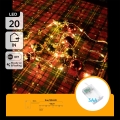 Aigostar - Guirnalda LED de Navidad 20xLED/3xAA 2m blanco cálido
