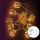 Aigostar - Guirnalda LED de Navidad 20xLED/3xAA, 3 m, blanco cálido, guante