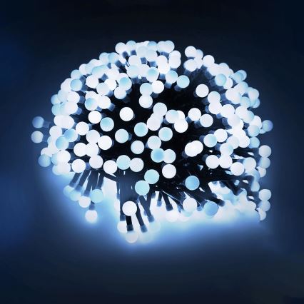 Aigostar - Guirnalda decorativa LED para exterior 100 LEDs/8 funciones 10 m IP44 blanco frío