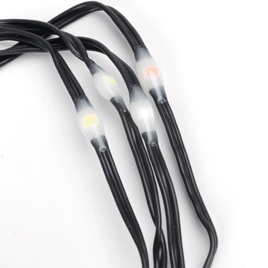 Aigostar - Cadena de luces LED exterior para Navidad 150xLED/8 funciones 3xAA 15,3m IP44 multicolor