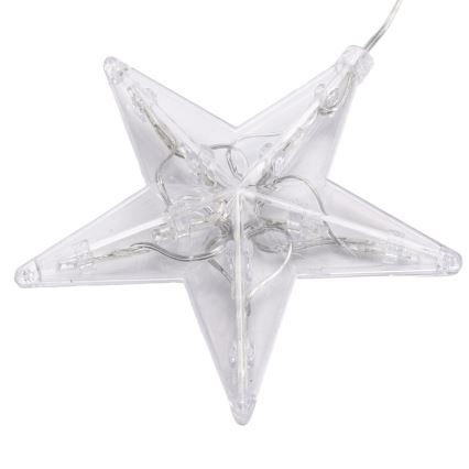 Aigostar - Guirnalda LED para exterior 70xLED 1,2x1m IP44 blanco frío con estrellas