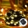 Aigostar - Guirnalda LED exterior navideña 100xLED/8 funciones 3xAA 10,3m IP44 blanco cálido