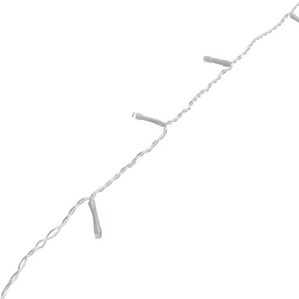 Aigostar - Cadena de luces navideñas LED para exterior 150xLED/6W/230V/8 funciones 1,5x1m IP44 blanco frío + mando a distancia