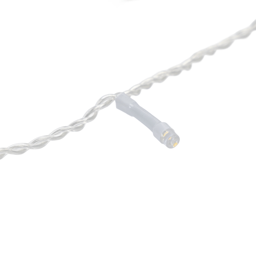 Aigostar - Cadena de luces navideñas LED para exterior 150xLED/6W/230V/8 funciones 1,5x1m IP44 blanco frío + mando a distancia