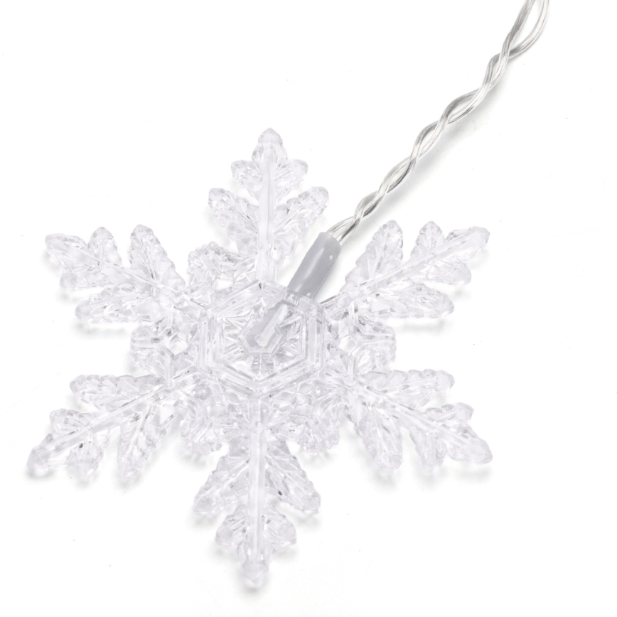 Aigostar - Guirnalda navideña LED para exterior 120xLED/8 funciones 3x0,7m IP44 blanco cálido + mando a distancia