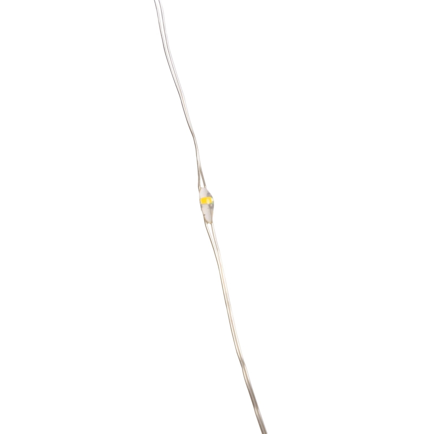 Aigostar - Guirnalda LED para exterior 150xLED/8 funciones 3xAA 15,3m IP44 blanco cálido