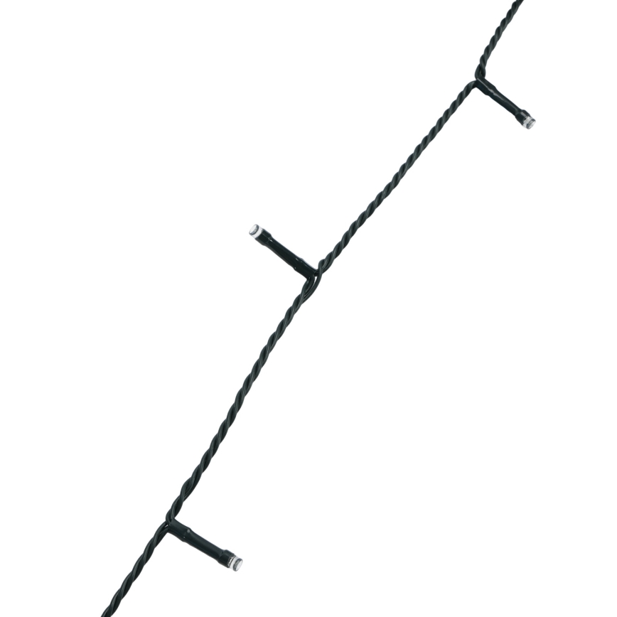 Aigostar - Cadena de luces LED para exterior, 200 LEDs, 8 funciones, 20 m, IP44, blanco frío