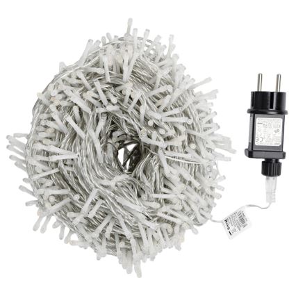 Aigostar - Guirnalda LED para exteriores 1000 LEDs / 8 funciones, 53 m, IP44, multicolor