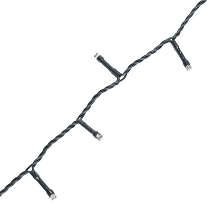 Aigostar - Guirnalda LED para exterior 500xLED/8 funciones 4xAA 25,3 m IP44 blanco cálido