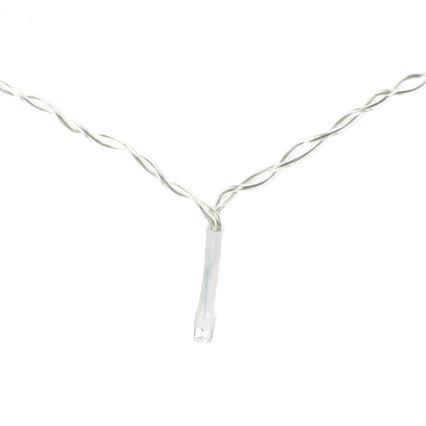 Aigostar - Guirnalda solar LED 120xLED/8 funciones 3x0,6m 500 mAh IP65 blanco frío