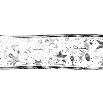 Aigostar - Guirnalda LED navideña 100xLED/3xAA 10 m blanco cálido plateada