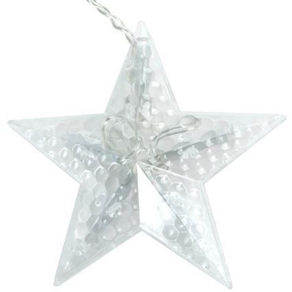 Aigostar - Cadena de luces navideñas LED para exterior 120xLED/6W/230V/8 funciones 3x0,6m IP44 blanco frío + mando a distancia