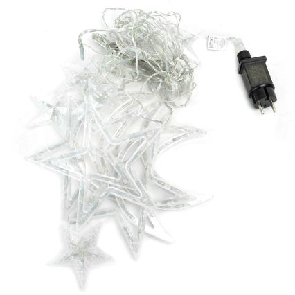 Aigostar - Cadena de luces navideñas LED para exterior 120xLED/6W/230V/8 funciones 3x0,6m IP44 blanco frío + mando a distancia