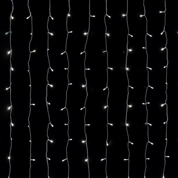 Aigostar - Guirnalda navideña LED para exterior 234xLED 1,2x1,8m IP44 blanco frío
