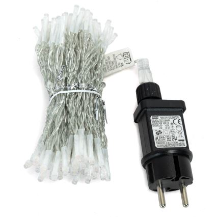 Aigostar - Guirnalda navideña LED para exterior 300xLED/8 funciones 3x1m IP44 blanco cálido + mando a distancia