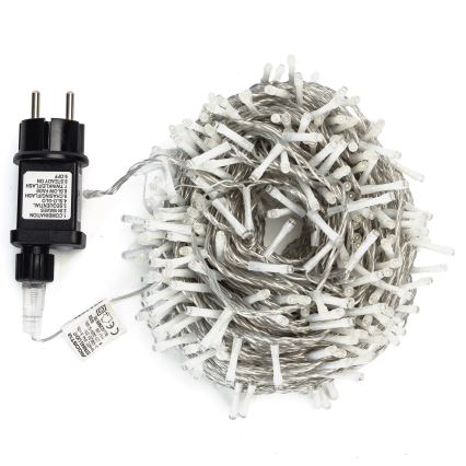 Aigostar - Guirnalda LED para exteriores 400xLED/8 funciones 20m IP44 blanco cálido
