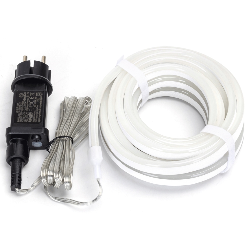 Aigostar - LED RGBICW inteligente guirnalda navideña exterior MESH 90 LEDs 3 m IP44 + mando a distancia