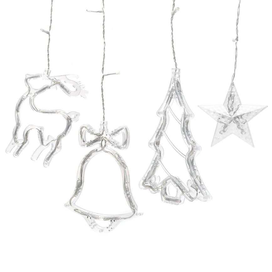 Aigostar - Guirnalda exterior LED RGBY 120 LED/8 funciones, 3 x 0,6 m, IP44 multicolor + mando a distancia