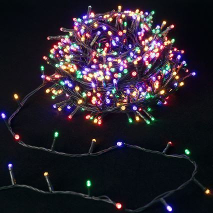 Aigostar - Cadena de luces navideñas LED para exterior, 200 LED, 8 funciones, 20 m, IP44, multicolor