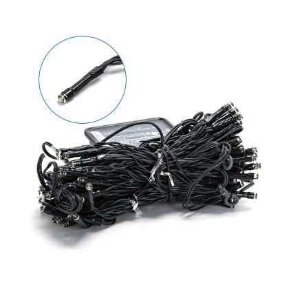 Aigostar - Guirnalda solar LED 100 LEDs/8 funciones 4x1m IP65 blanco cálido 800 mAh