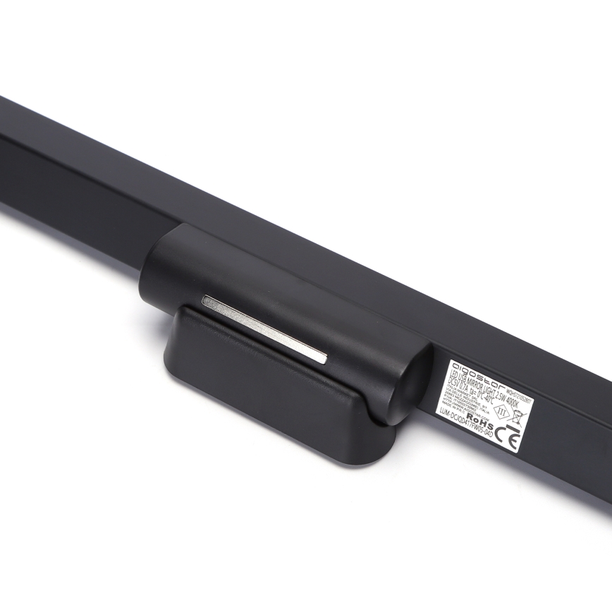 Aigostar - Iluminación LED para espejo recargable y regulable LED/2,9W/5V 2000 mAh