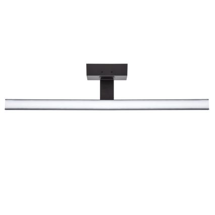Aigostar - Iluminación LED para espejo de baño LED/12W/230V 4000K 60 cm IP44 negra