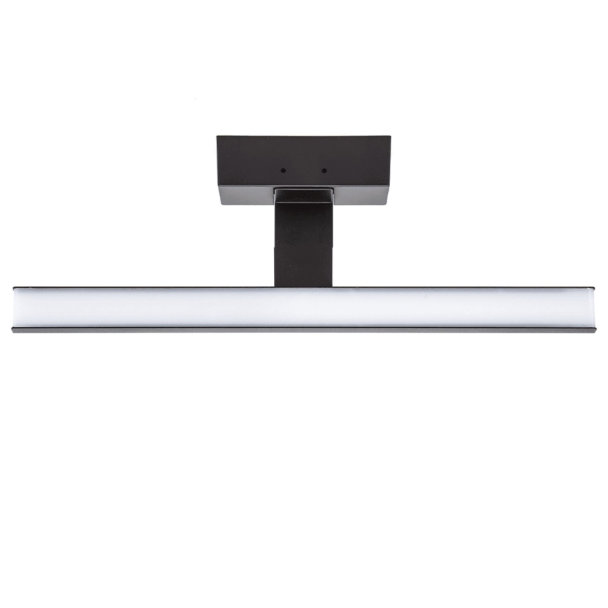 Aigostar - Iluminación LED para espejo de baño LED/8W/230V 4000K 40 cm IP44 negra