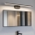 Aigostar - Iluminación LED para espejos de baño LED/12W/230V 4000K 60 cm IP44 negro