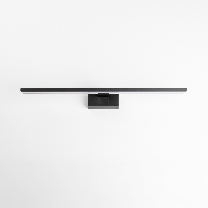 Aigostar - Iluminación LED para espejos de baño LED/12W/230V 4000K 60 cm IP44 negro