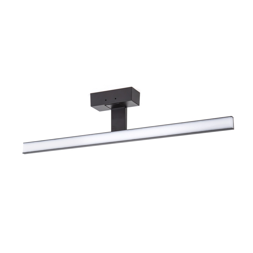 Aigostar - Iluminación LED para espejos de baño LED/12W/230V 4000K 60 cm IP44 negro