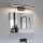 Aigostar - Iluminación LED para espejos de baño LED/8W/230V 4000K 40 cm IP44 negro