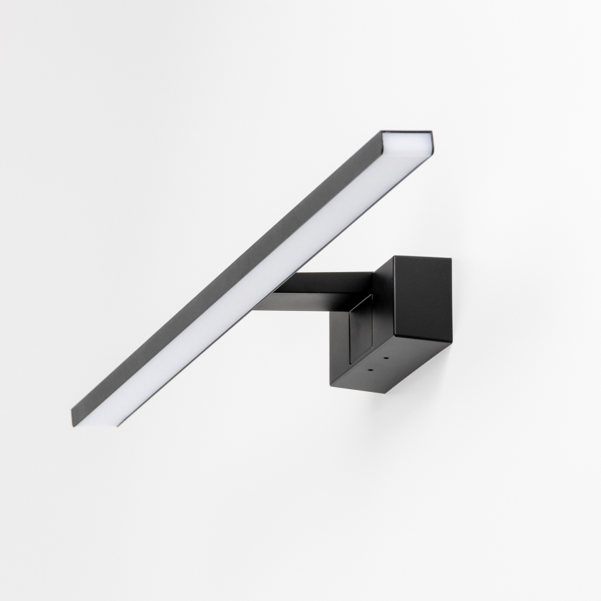 Aigostar - Iluminación LED para espejos de baño LED/8W/230V 4000K 40 cm IP44 negro