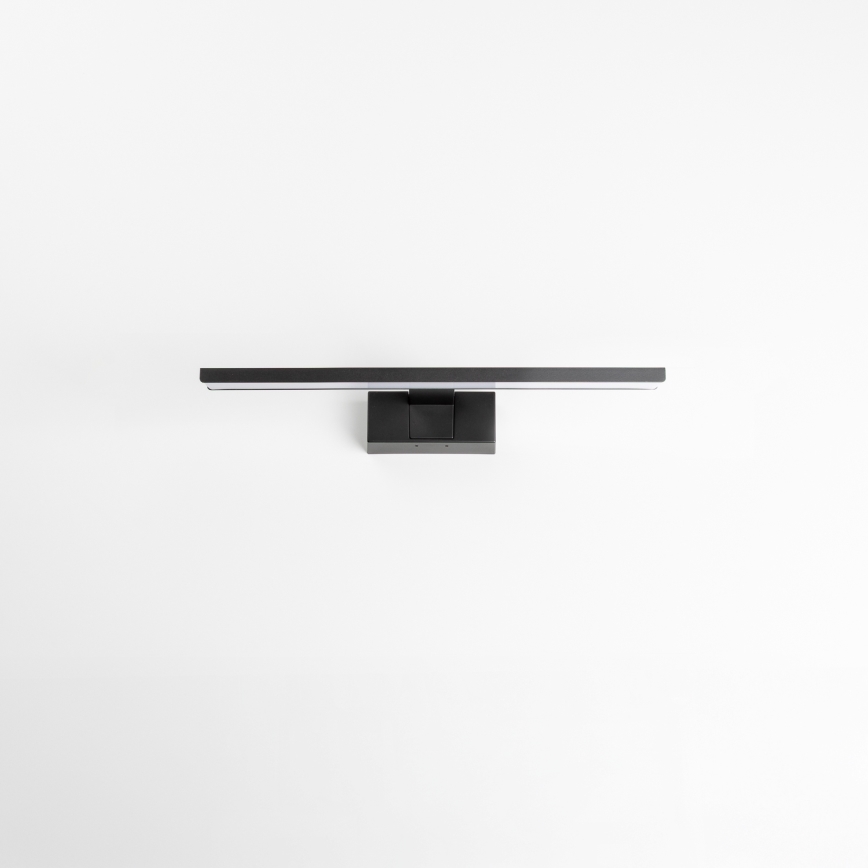 Aigostar - Iluminación LED para espejos de baño LED/8W/230V 4000K 40 cm IP44 negro