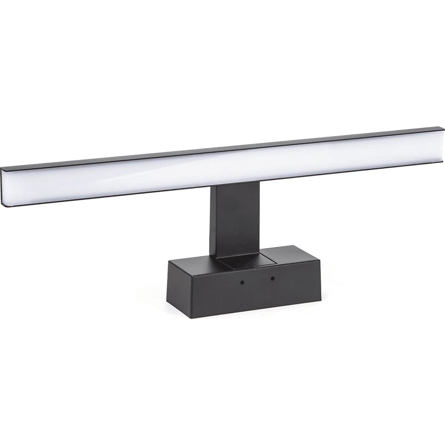 Aigostar - Iluminación LED para espejos de baño LED/8W/230V 4000K 40 cm IP44 negro