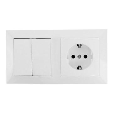 Aigostar - Interruptor doméstico con enchufe 1x16A/250V