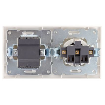 Aigostar - Interruptor doméstico con enchufe 1x16A/250V