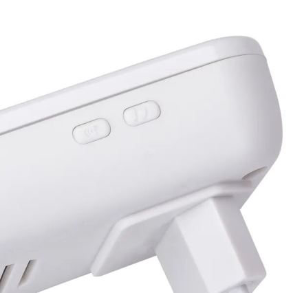 Aigostar - SET de 2 timbres inalámbricos para enchufe 230V/12V IP44 blanco/negro