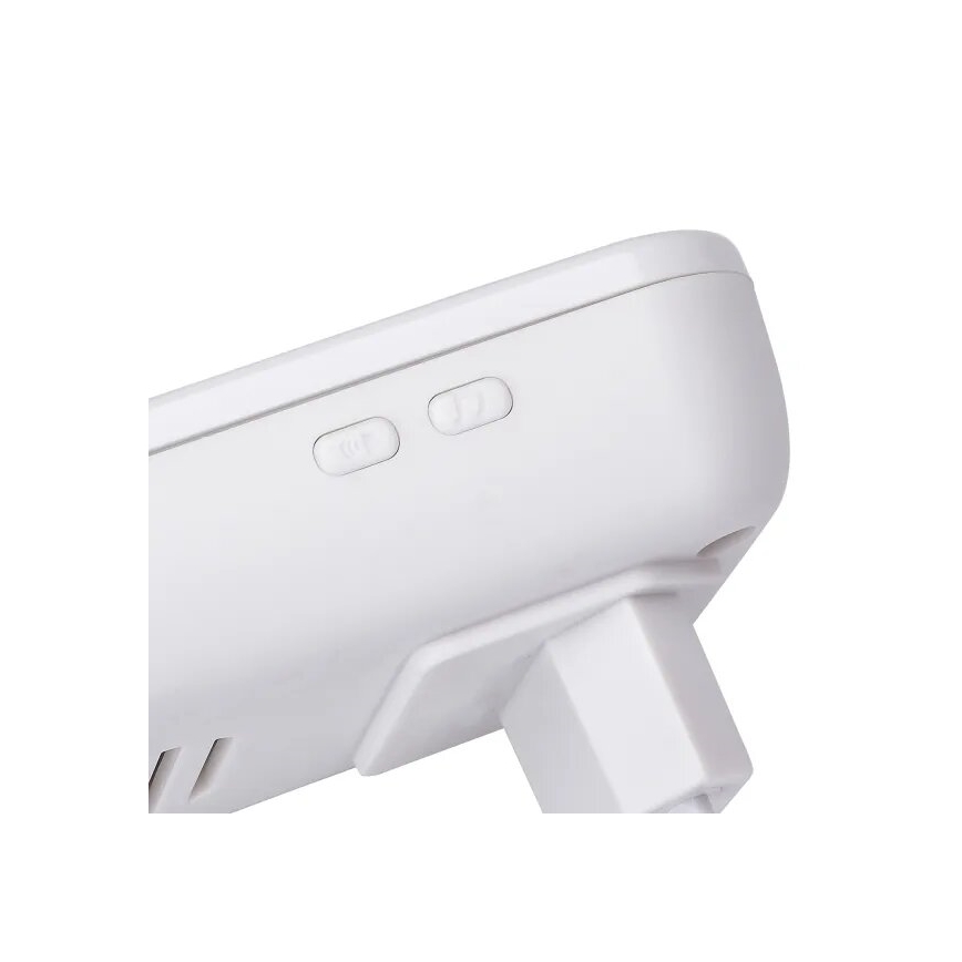 Aigostar - SET de 2 timbres inalámbricos para enchufe 230V/12V IP44 blanco/negro
