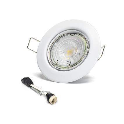 Aigostar - Juego de 3 luminarias empotradas LED 1xGU10/4,5W/230V 4000K blanco