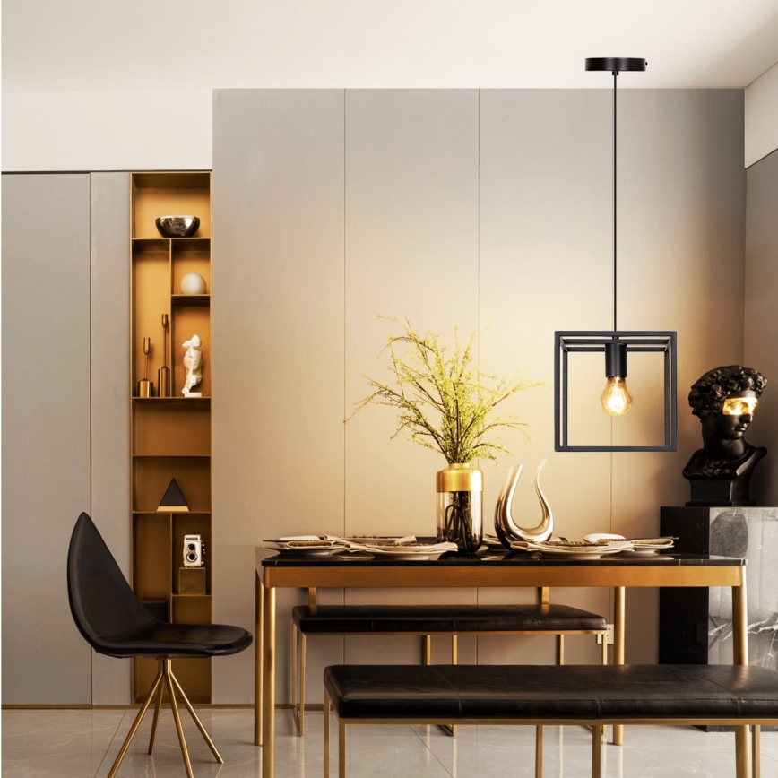 Aigostar - Lámpara colgante 1xE27/40W/230V