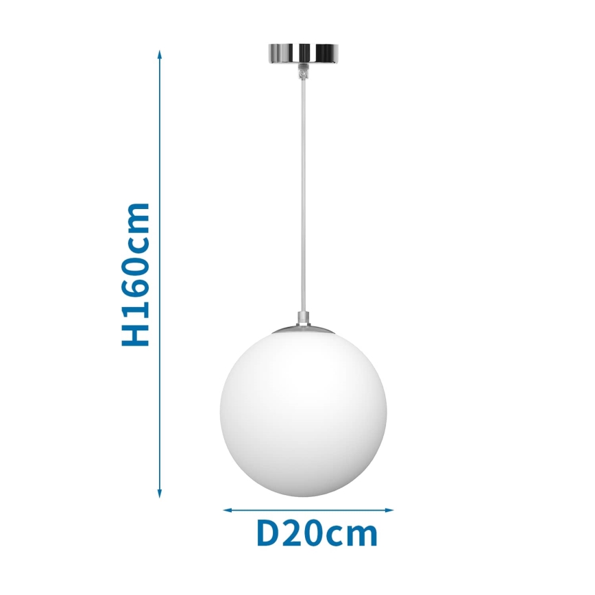 Aigostar - Lámpara colgante 1xE27/40W/230V