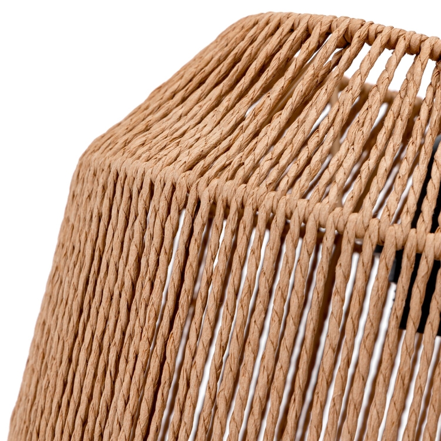 Aigostar - Lámpara colgante 1xE27/60W/230V beige
