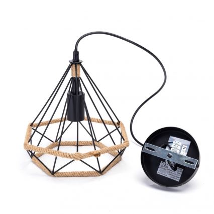 Aigostar - Lámpara colgante 1xE27/60W/230V